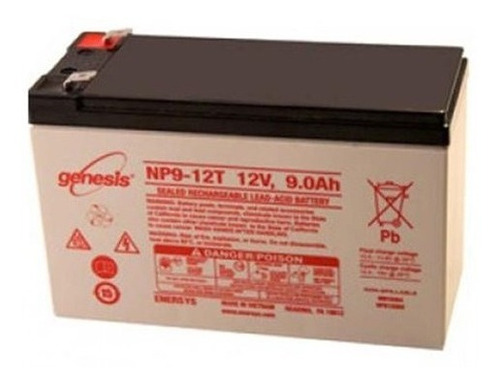 Bateria Recargable Sellada Genesis Np9-12 12v, 9.0ah
