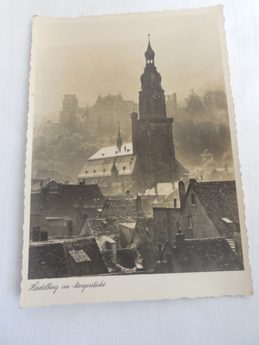 Postal Heidelberg Im Morgenlicht Alemania