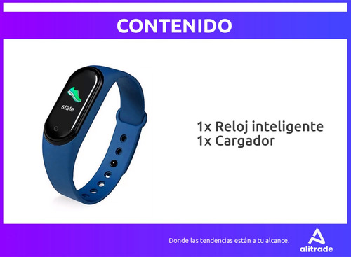 Imagen 8 de 10 de Smartband Reloj Inteligente Deportivo Bluetooth Calorías