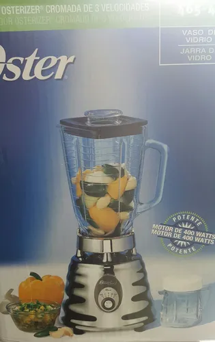 Licuadora Oster Osterizer 465 42 1.25 L plateada con vaso de