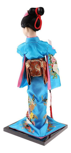 2 Peças Japonês Gueixa Quimono Bonecas Ornamento