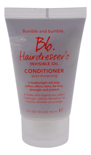 Bumble And Bumble Acondicionador De Aceite Invisible Para Pe