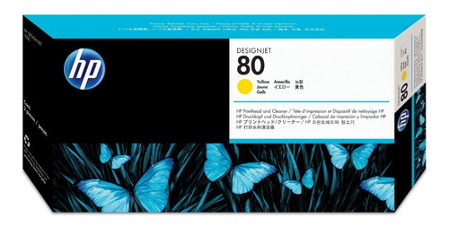 Imagen 1 de 6 de Cabezal Hp 80 Amarillo Original C4823a 1050 1055