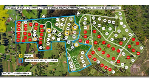 Parcelas 1.100 Uf Liquido En Futrono !!!