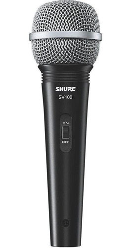 Imagem 1 de 6 de Microfone Com Fio Profissional Shure Sv100 (original)