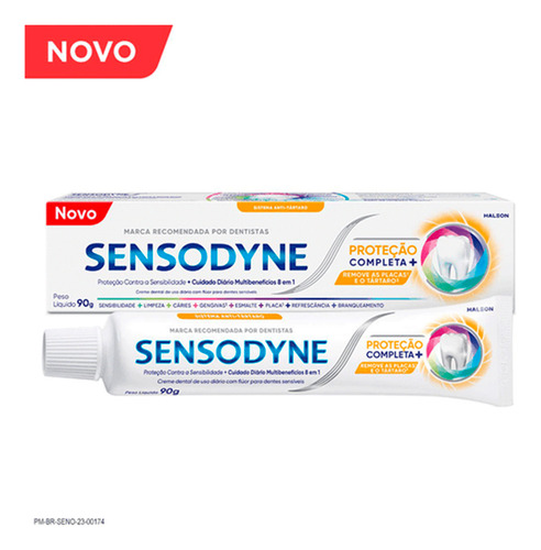 Kit 3 Un Sensodyne Proteção Clareadora + Ação Clareadora 90g