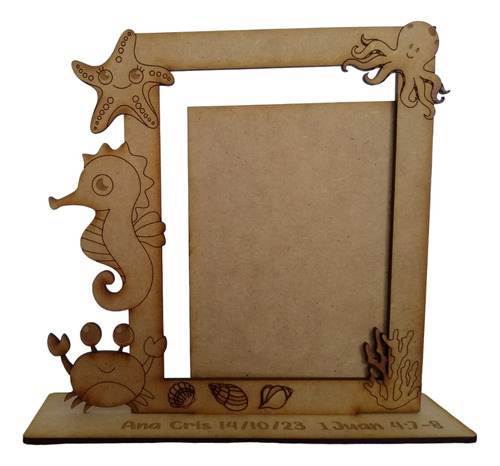 Portaretratos De Mdf 3 Mm Personalizados 15 Piezas.