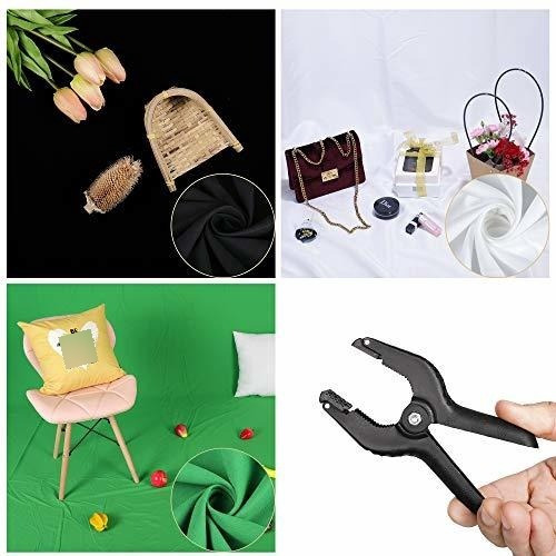 Imagen 4 de 4 de Kit Iluminacion Fotografia 8.5 9.8 ft Soporte Fondo 85