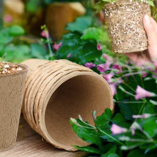 Macetas De Papel Para Jardín, Invernadero, Plantación De Flo