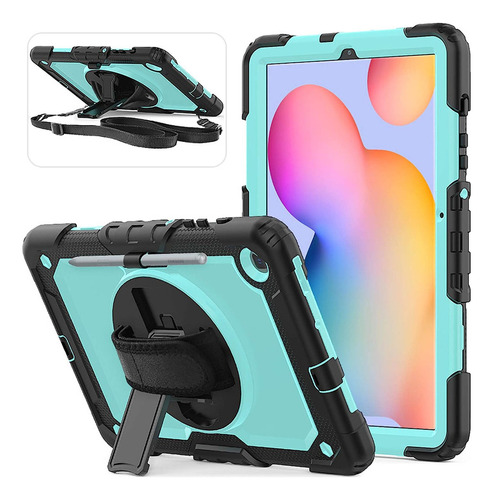 Funda Para Samsung Galaxy Tab S6 Lite+protector De Pantalla