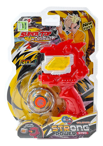 Trompo Con Lanzador Simil Beyblade Strong Power Gyro