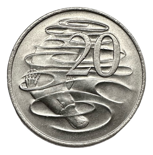 Australia - 20 Pence - Año 1981 - Km #66 - Ornitorrinco
