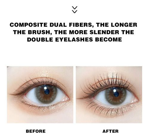 Rímel Curling Eyelash Iron Mascara Longa Que Não Aglomera