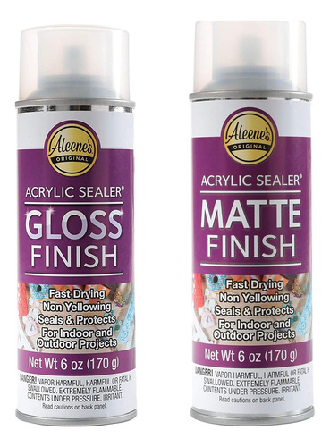 Spray 6oz Acrylic Sealer (matte And Gloss)