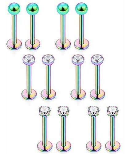 Aros - Tragus Earrings 16g Surgical Steel Cartilage Conch He