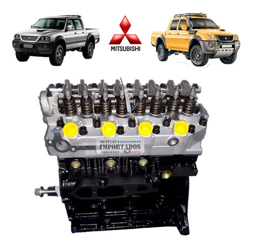 Imagem 1 de 7 de Motor Novo Mitsubishi L200 2.5 4d56 Todas