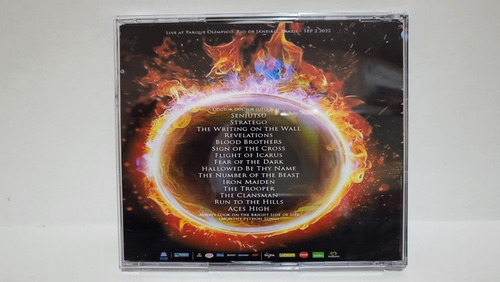 Dvd E Cd Iron Maiden Rock In Rio 2022 Show Completo