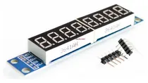 Comprar  Display 8 Digitos 7 Segmentos Driver Max7219, 2 Unidades