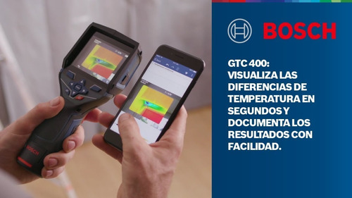 Detector De Temperatura Bosch Gtc 400 C Termocamara