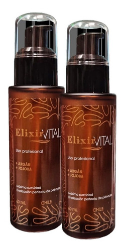 Serum Capilar Elixir Vital (2 Unid) Pack Marina Vital 60 Ml 