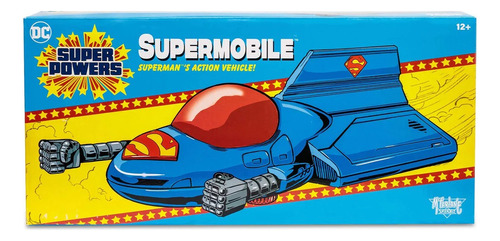 Mcfarlane Dc Supermobile Superman Vehículo De Acción