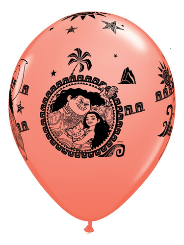 Globos De Cumpleaños Moana Fiesta Temática