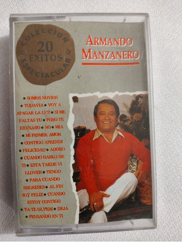 Cassette De Armando Manzanero Colección De 20 Éxitos (1726.