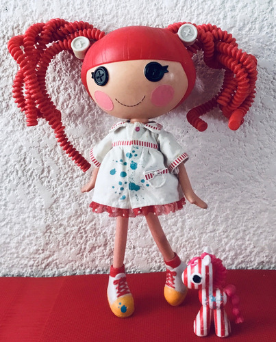 Lalaloopsy  Pelo Rojo Flexible.  30cm