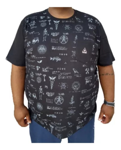 Camiseta Camisa Masculina Okdok Coqueiro Plus Size Grande 
