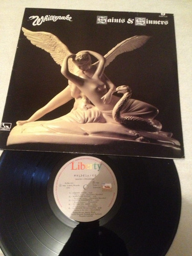 Whitesnake Saints & Sinners Disco De Acetato Música Rock 80s