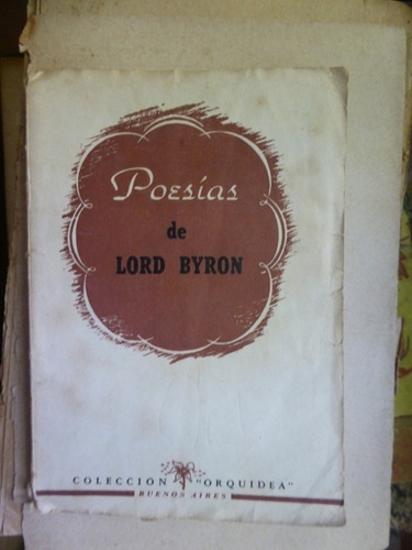 Poesias - Lord Byron - Colección Orquidea - Buenos Aires