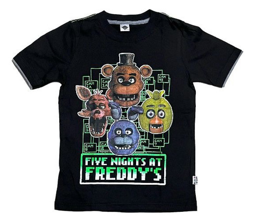 Remera Five Night At Freddy Nuevo Modelo Luminosa