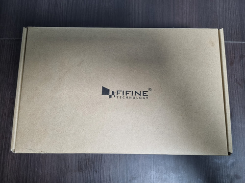 Microfono Condensador Kit Fifine Brazo Articulado Filtro Ara Negro (Usado)