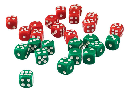 100 Piezas D6 Dados De De Seis Caras Para S