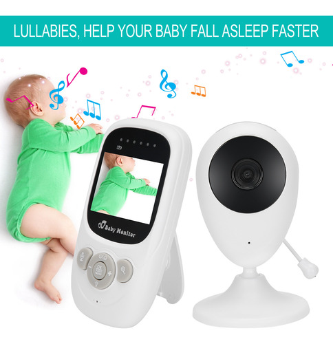 Monitor De Video Para Bebés Con Cámara De Visión Nocturna