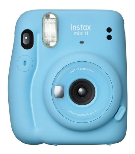 Câmera instantânea Fujifilm Instax Mini 11 + 20 Láminas sky blue