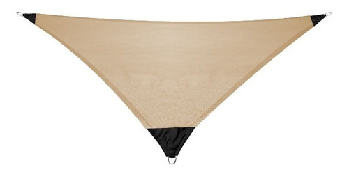 Imagen 8 de 10 de Malla Sombra 90% 3x3x3 M Triangulo Velaria Raschel Beige