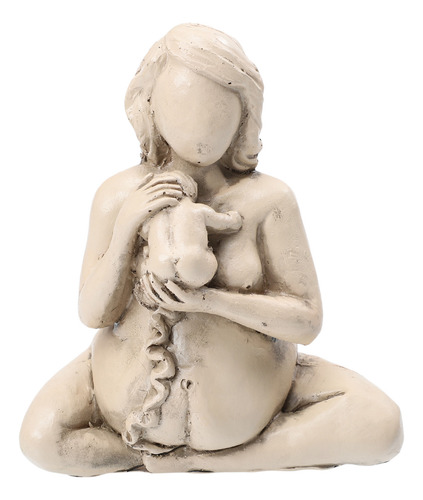 Estatua De Madre Hijo De Mesa, Figura De Madre Madre