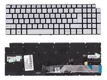 Comprar Teclado Iluminado Para Dell Inspiron I15-5590 I15-5584 Prata Idioma Português Brasil