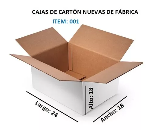 Cajas de Cartón Regulares - 41 x 30 x 20 cm