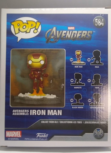 Funko Pop! Deluxe Avengers Assamble Iron Man 584 Exclusivo.