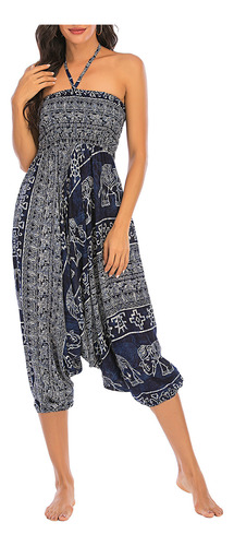Pantalones Para Mujer, Estilo Hippie, Bohemio, Pijama, Estam