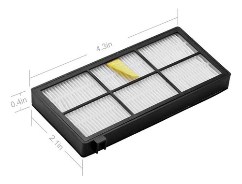 Filtro Hepa De 11 Piezas Para Filtros Irobot Roomba Para Asp