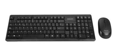 Imagen 8 de 10 de Combo Teclado Español + Mouse Inalámbrico Philips Mod. C314