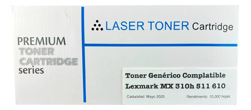Toner Generico Compatible Lexmark Mx 310h 511 610 611