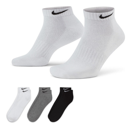 Calcetines X3 Nike Everyday Cushioned Varios Colores