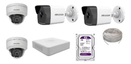 Basico - Ip Poe -purpura Kit De 4 Camaras