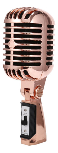 Micrófono Profesional Clásico Con Cable, Voz Dinámica