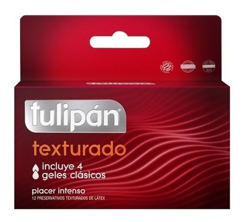 Tulipán Preservativos Látex Texturado Lubricante X12 Local