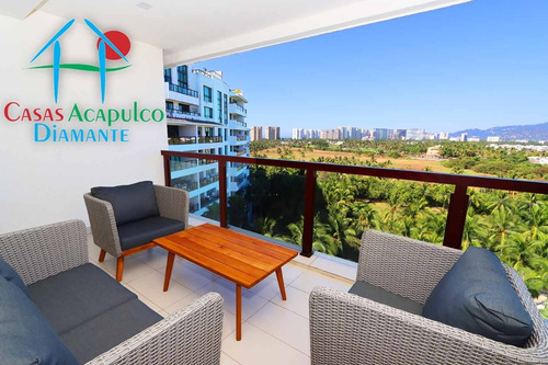 Imagen 3 de 30 de Cad La Isla Hawaii 807. Terraza Con Vistas A Los Jardines Y Albercas